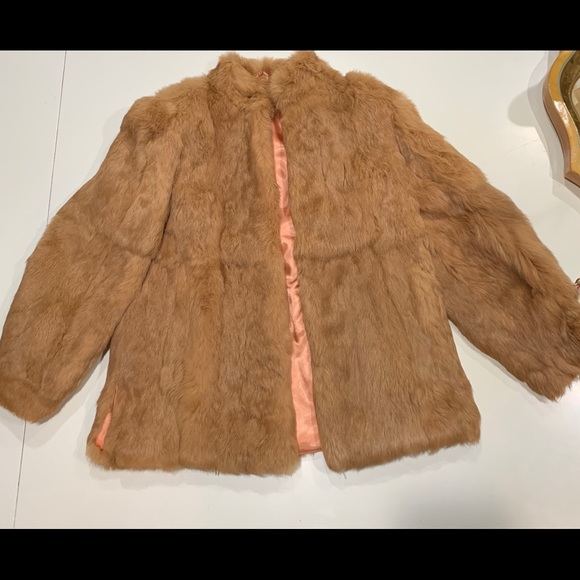 😍100% Genuine Rabbit Fur Jacket 😍 - Picture 2 of 7